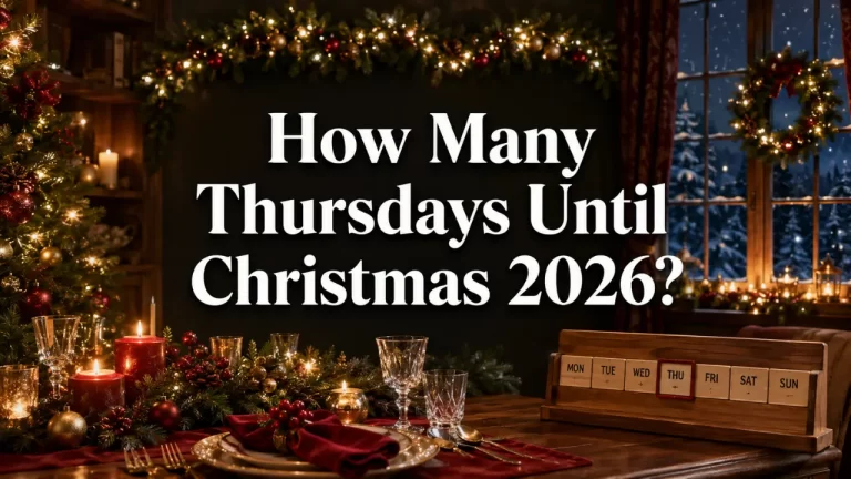 How Many Thursdays Until Christmas 2026? With Our Live Tracker