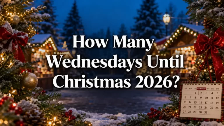How Many Wednesdays Until Christmas