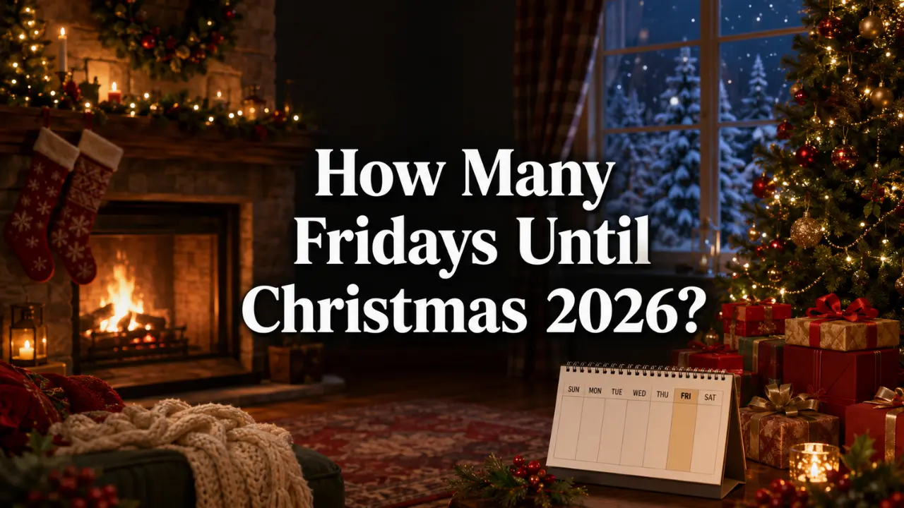 How Many Fridays Until Christmas