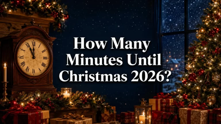 How Many Minutes Until Christmas
