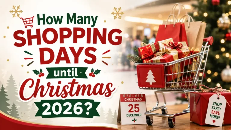 How Many Shopping Days until Christmas