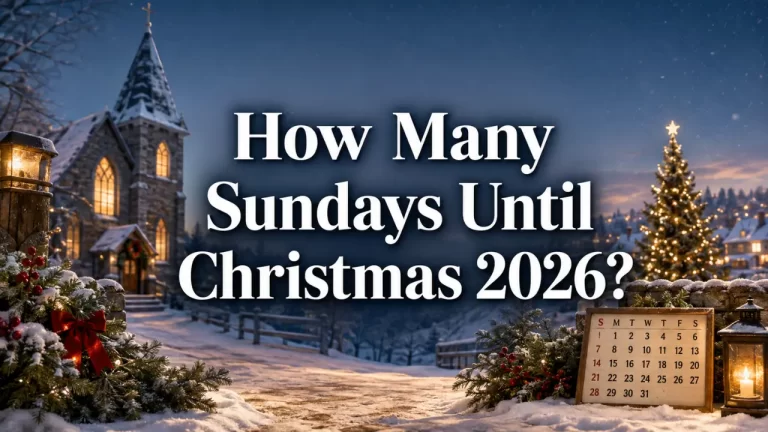 How Many Sundays Until Christmas