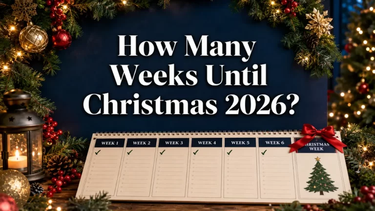 How many Weeks until Christmas